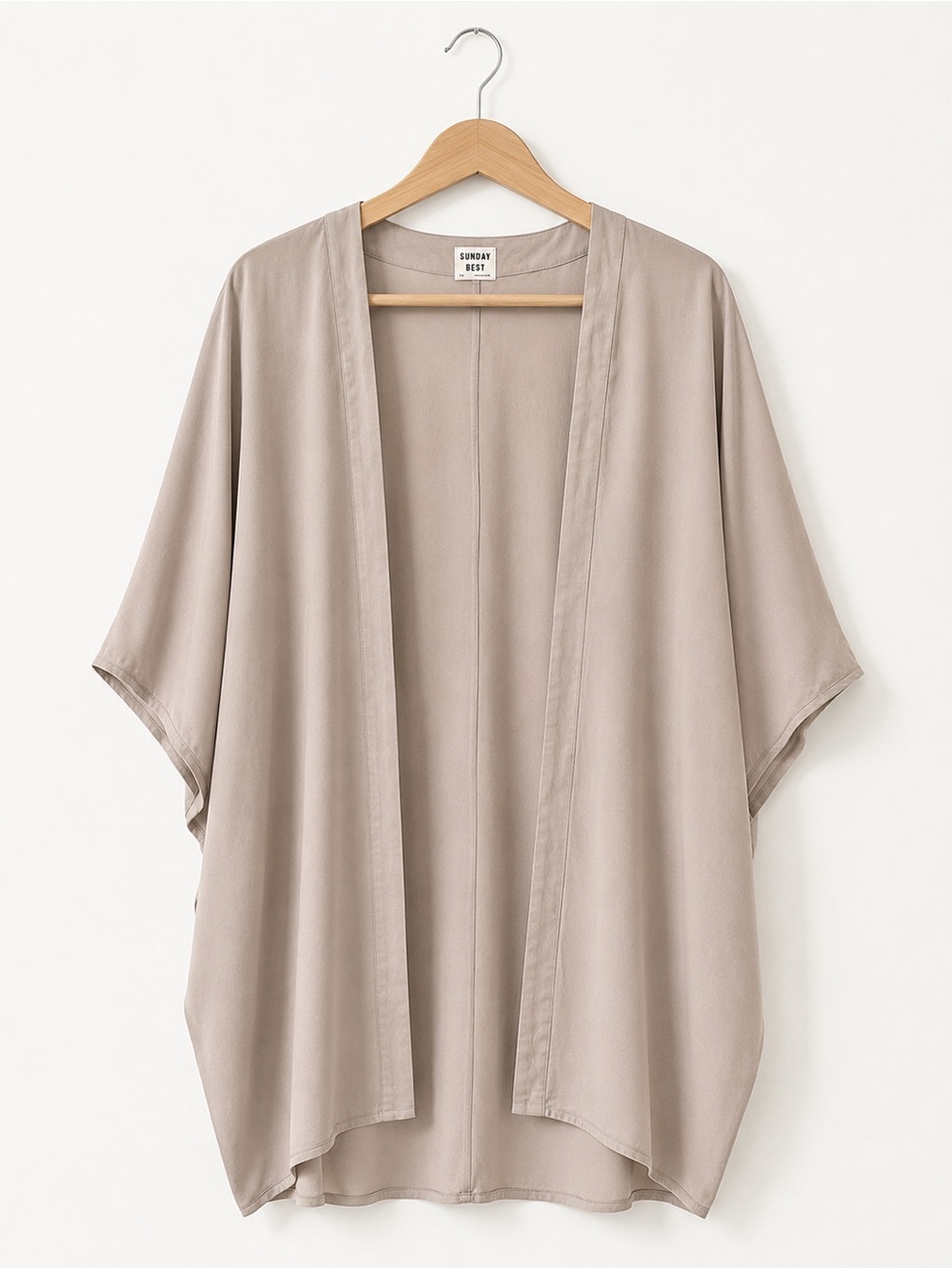 Sunday Best cosima Taupe Open-Front Kimono